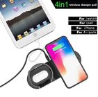 2019 usb fast wireless charger 4 in 1 wireless charger fast for smartphone and smartwatch and pad