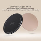 Round Shape Fast Charge universal QI Mobile Phone Wireless Charger for iphone for Samsung
