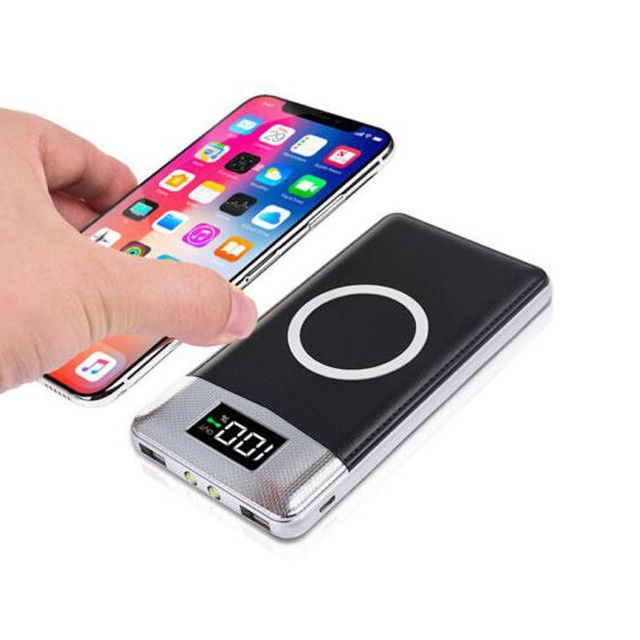 2018 Newest Wireless Charger Power Bank 10000mAh , Portable Mobile Charger QI Wireless Charger Power Bank for Smartphones