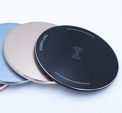 Round Shape Fast Charge universal QI Mobile Phone Wireless Charger for iphone for Samsung